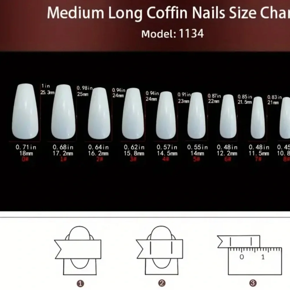 NEW Pastell Pink Blue Green Long Coffin Paint Drip Nails - Picture 3 of 6